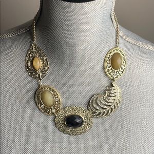 Feather Statement Necklace